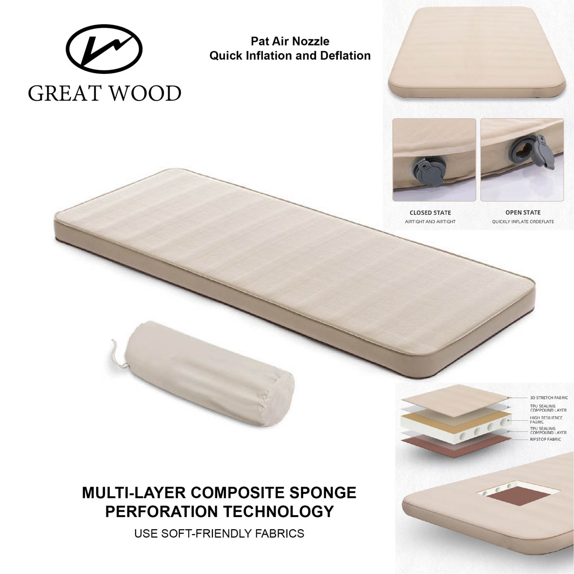 Automatic Inflatable Sleeping Pad GW540011