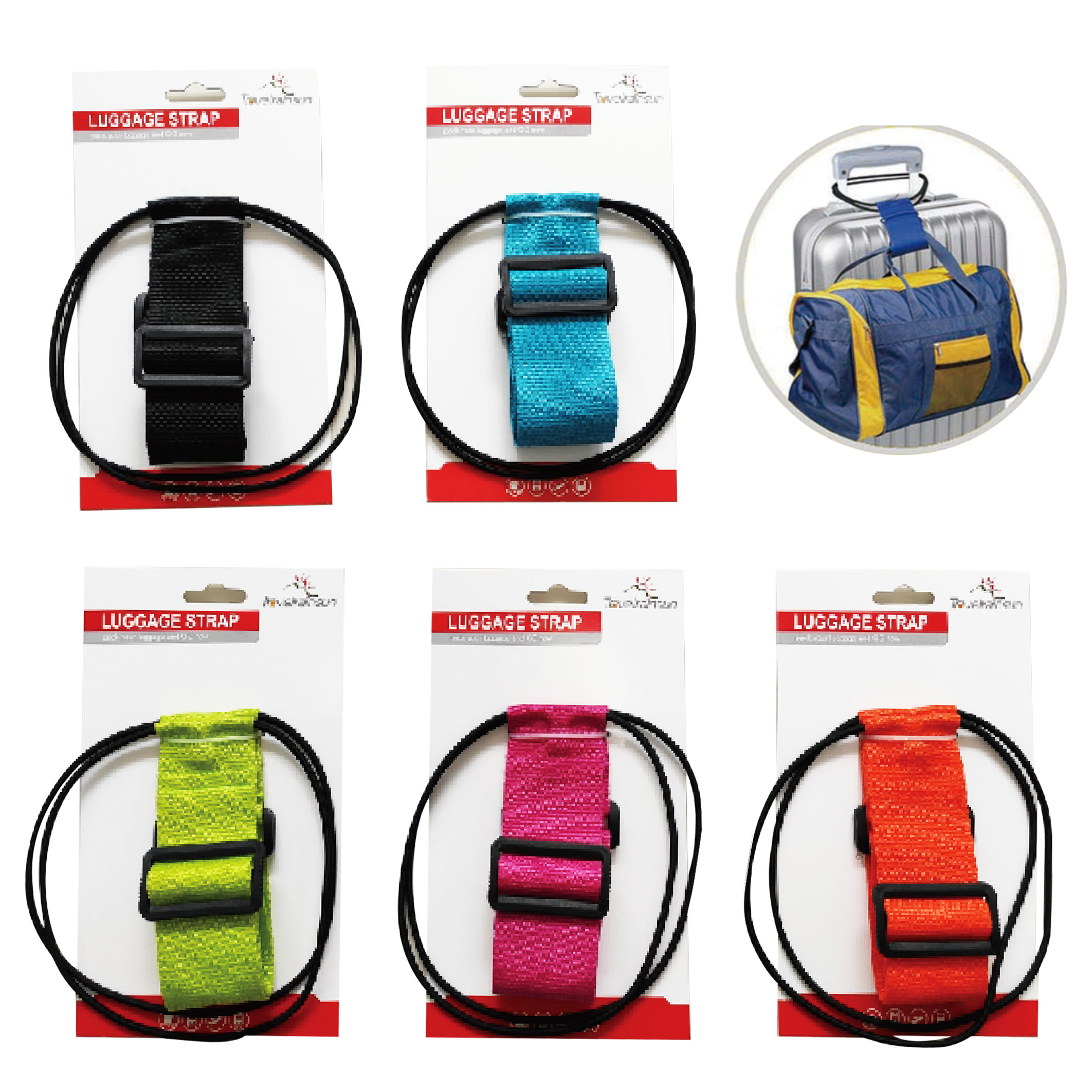 Wide Adjustable Packing Straps Suitcase Belts Luggage Straps GW8243